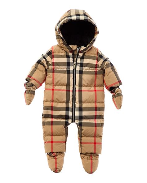 burberry puffer snowsuit.